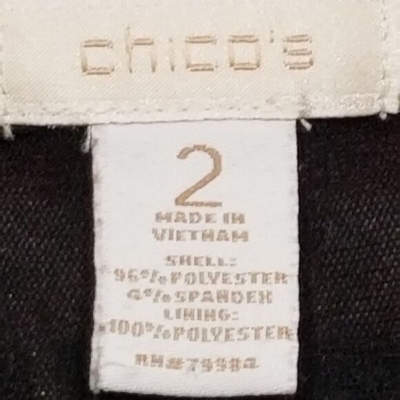 Chicos 2 (Lg) Top Red Aztec Print Tank Scoop Neck Tiered Front Gauze Western - Picture 3 of 5